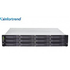 Gabinete de expansão Rackmount Infortrend modelo JB 312R com 12 baias para discos SAS e SATA