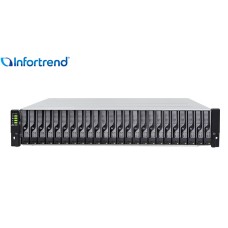 EonStor DS 4024R2CB   Infortrend - 2U Enterprise - Storage SAN com 24 Baias de 2.5" SAS e SATA - Controlador Redundante