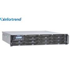 EonStor DS 3012RUC Infortrend - 2U Enterprise - Storage SAN com 12 Baias SAS e SATA - Ultra Performance - Controlador Redundante