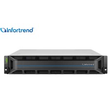 EonStor GS 2012S Infortrend - 2U Enterprise - controladora não redundante - Storage NAS / SAN com 12 Baias SAS e SATA