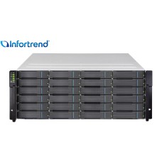 Eonstor GS 3024R2CF  Infortrend 24 bay | Xeon D Quad Core | Storage Dual Controller FC SAS GbE 