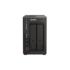 Qnap TS-253E Storage NAS 2 bay SATA3 e 2 portas 2.5 Gigabit Ethernet