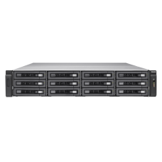 Qnap |TVS-EC1280U-SAS-RP R2 Xeon | Storage NAS | 12 baias | HD SAS e SATA3 |