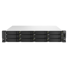 Storage Qnap com 12 baias 3.5" e 6 bais de 2.5"  modelo QSN-3000 Scale Out | 10 GbE |memória ECC  