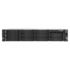 Storage Qnap TS-h1065eU-RP Intel Quad Core 10 baias e 2 portas 2.5 Gb Ethernet