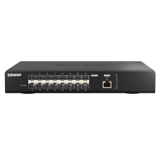 Qnap Switch Gerenciavel com 16 portas QSW-M5216-1T | 16 portas 25 GbE SFP28 + 1 porta 10 GbE RJ45.