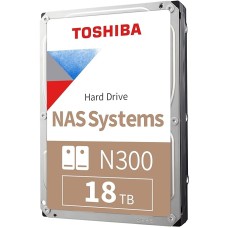 N300 NAS Disco Rigido 3.5" Toshiba de 18 TB |HDWG51JXZSTA |  SATA3 - 7200 RPM - 512 Mb cache  